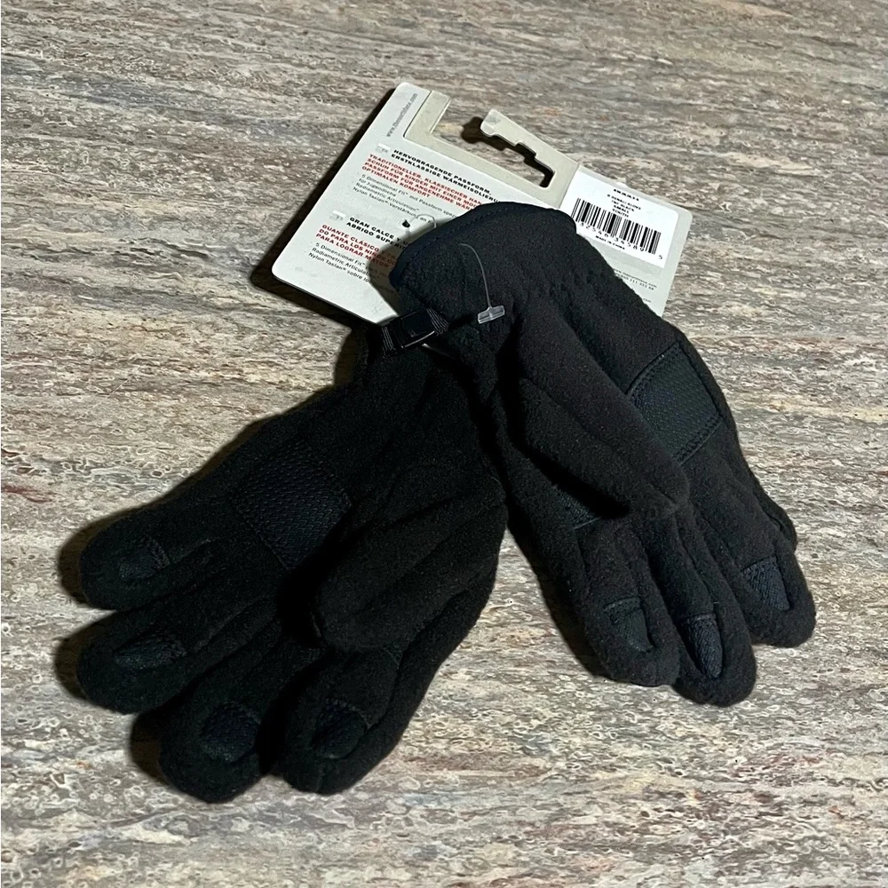 NWT The North Face Black Denali Youth Gloves